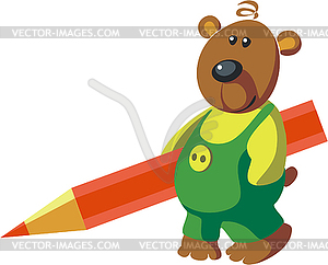 Bear - vector clipart / vector image