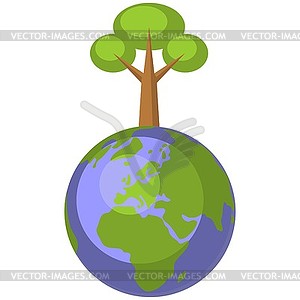 Earth globe set  - vector clip art