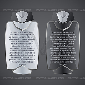 Two banners - vector clipart