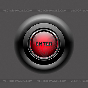 Enter button - vector clipart / vector image