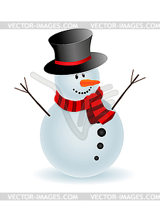 Снеговик - изображение в формате EPS