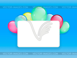 Happy Birthday background - vector image