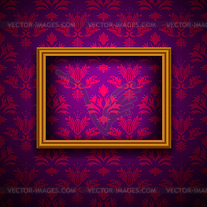 Gold Picture Frame - vector image