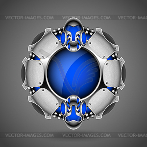 Abstract metal background - vector image