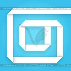 Paper stripe - vector clipart