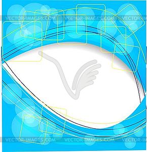 Abstract lines and shapes - vector image