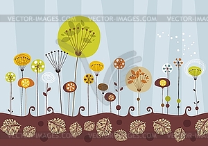 Autumn Garden - vector image