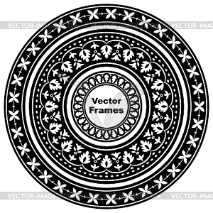 Set of frames - vector clipart