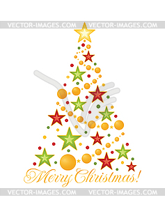 Christmas tree - vector clipart