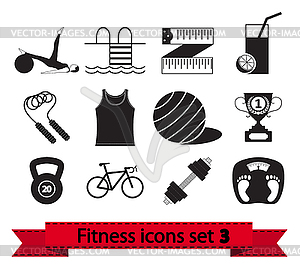 Fitness icon  - vector clipart