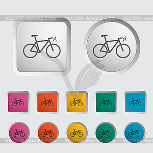 Bicycle icon - vector clipart