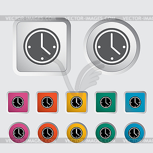 Clock icon - vector image