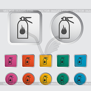 Fire extinguisher icon - vector clip art