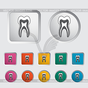 Tooth icon - vector image