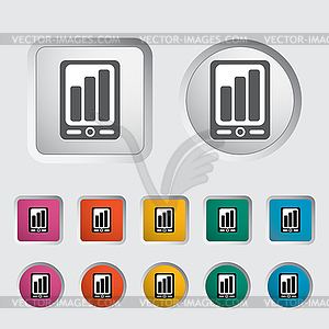 Smartphone icon - vector image