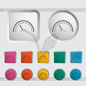 Speedometer icon - vector image