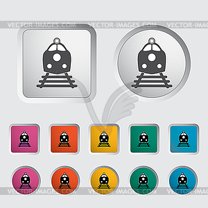 Train icon - vector clip art