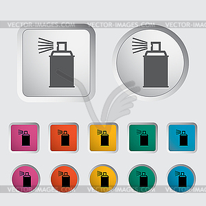 Spray with chemicals - vector clip art