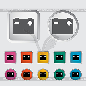 Battery icon - vector clip art