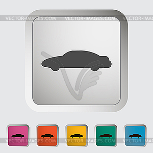 Автомобильная икона - рисунок в векторном формате