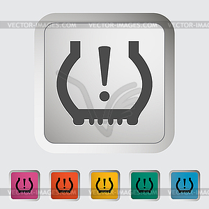 Tire Pressure - vector clipart