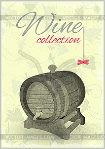 Wine Card - vector clipart / vector image