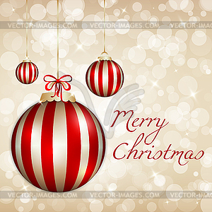 Marry Christmas background - color vector clipart