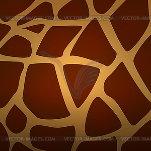 Giraffe texture background - vector clip art