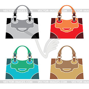 Female bags - vector image