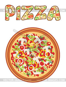 Pizza - vector clipart