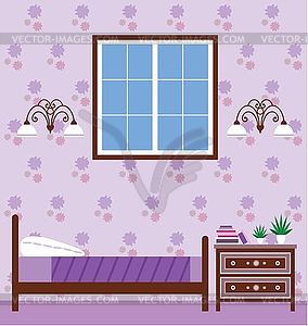 Bedroom - vector clip art