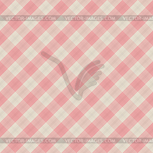 Fabric red & white seamless background - vector image