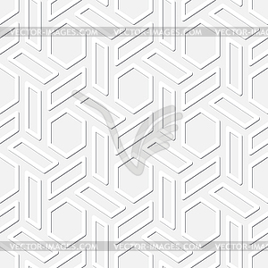 Hexagons seamless texture - royalty-free vector image