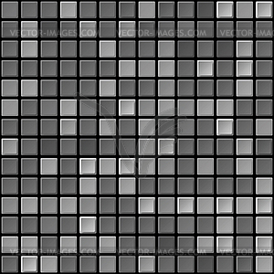 Black & white tile seamless texture - vector image