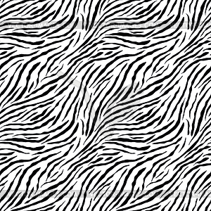 Zebra pattern - halftone seamless pattern - vector image