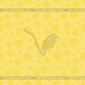 Seamless pattern - abstract cheese background - royalty-free vector image