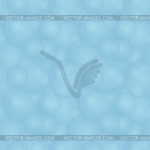 Seamless abstract blue foam pattern - vector clipart