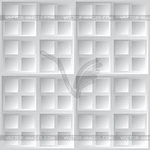 Abstract geometric square gray background - vector image