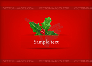 Vector Christmas greeting card - royalty-free vector image