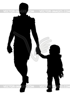 Mother and baby - vector image