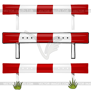 Guardrail. - vector clip art