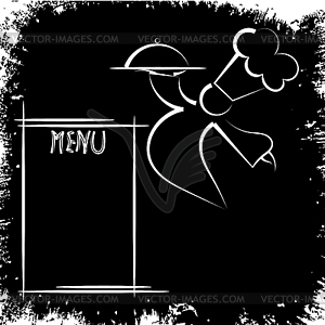 Vintage menu - vector image