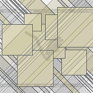 Abstract lines squares - vector clip art