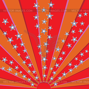 Star sparkling sun - vector clip art