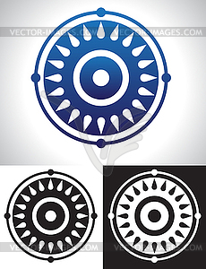 Mandala Symbolism - vector clipart