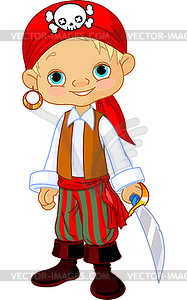 Pirate Kid - vector image