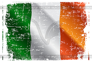 Irish flag - vector EPS clipart