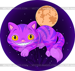 Magic cat - vector image