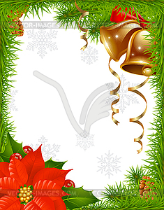 Christmas greeting card - vector clipart