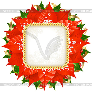 Christmas frame - vector clip art